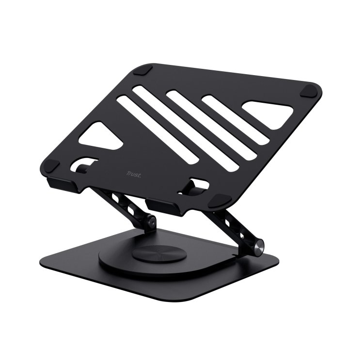 Trust Zeff Metalico Color Negro Plegable Giratorio Hasta 16" 10kg